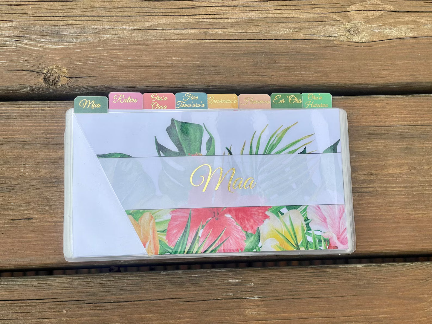 Enveloppes budget pour portefeuille à onglet personnalisées Plastifiées