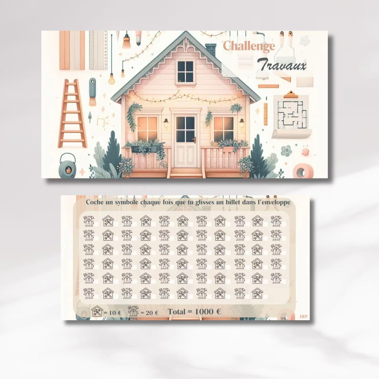 Challenge Travaux - Tracker et page titre ou enveloppe a scratch