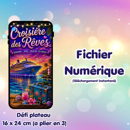 Défi plateau La Croisière des Rêves, plusieurs minis jeux pour épargner en s'amusant
