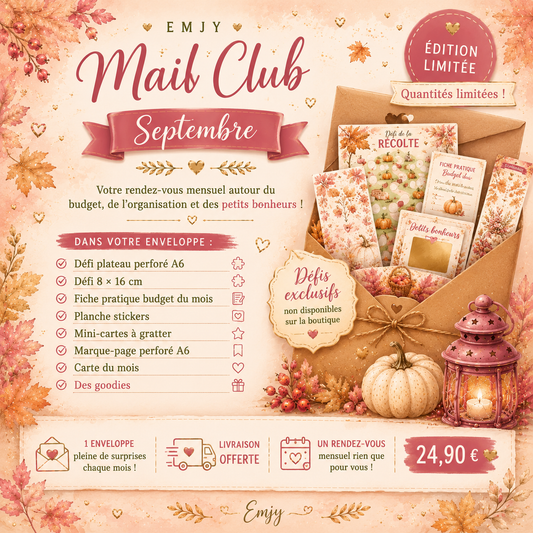 📬 Mail Club Emjy – Édition de Septembre