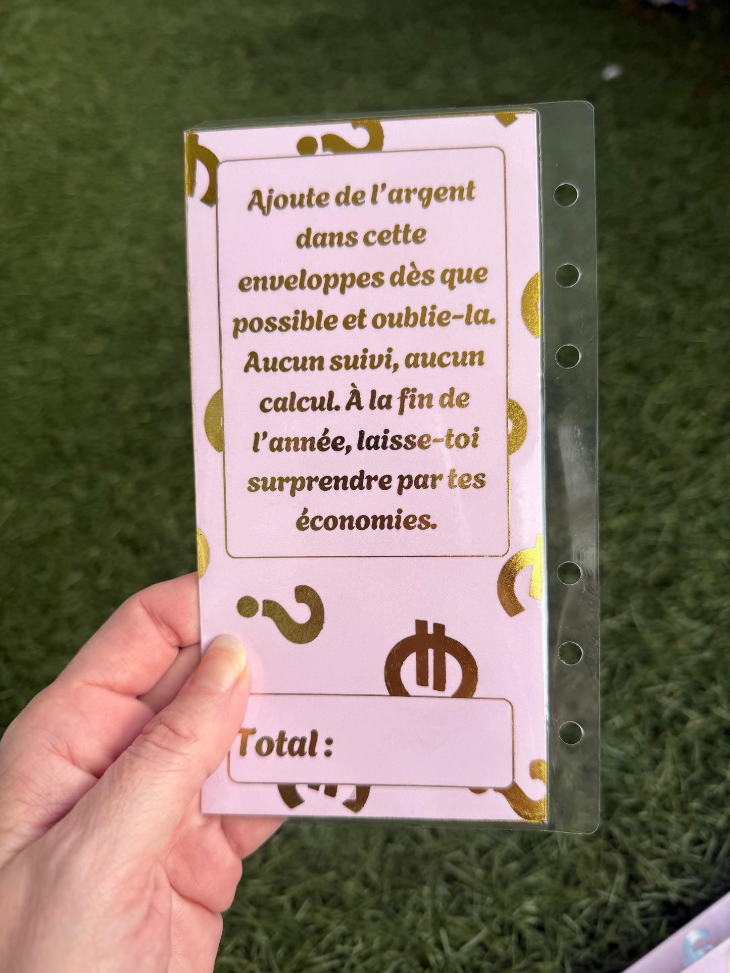 Enveloppe mystère - format A6 ou A5 épargne dans cette enveloppe et oublie la