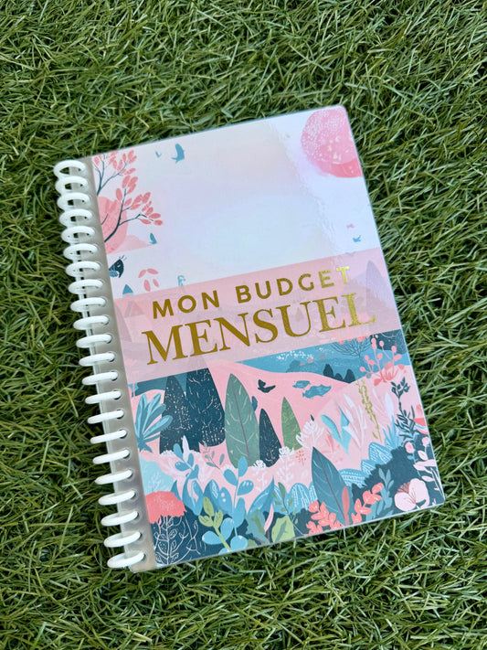 Livret Budget Mensuel – 12 Pages + Couverture & Fond – Format A5/A4 – Version Papier ou Plastifiée