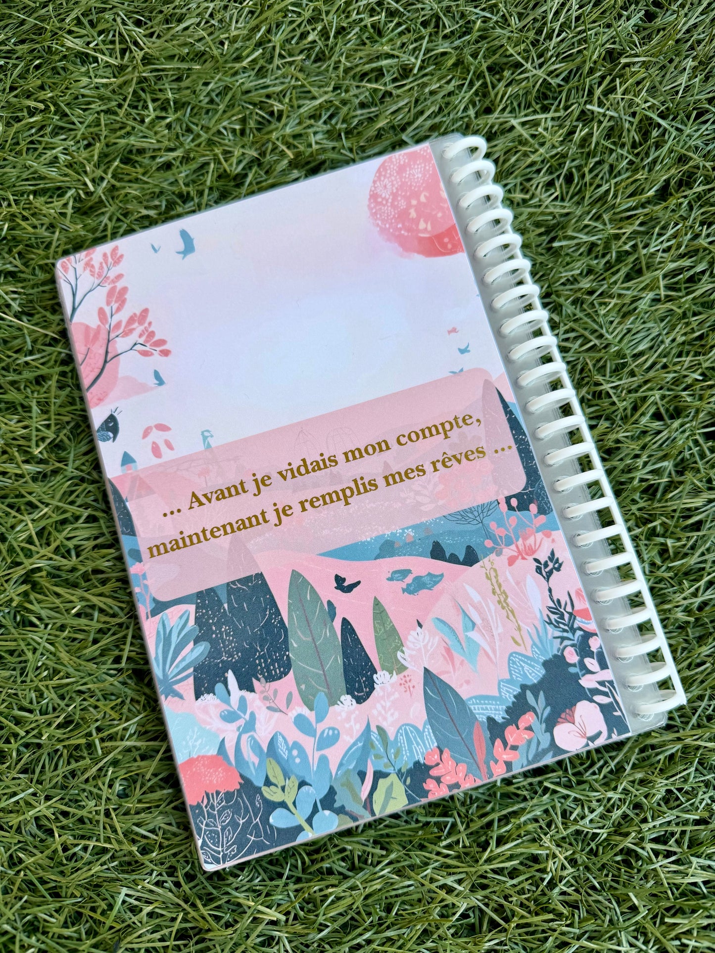 Livret Budget Mensuel – 12 Pages + Couverture & Fond – Format A5/A4 – Version Papier ou Plastifiée