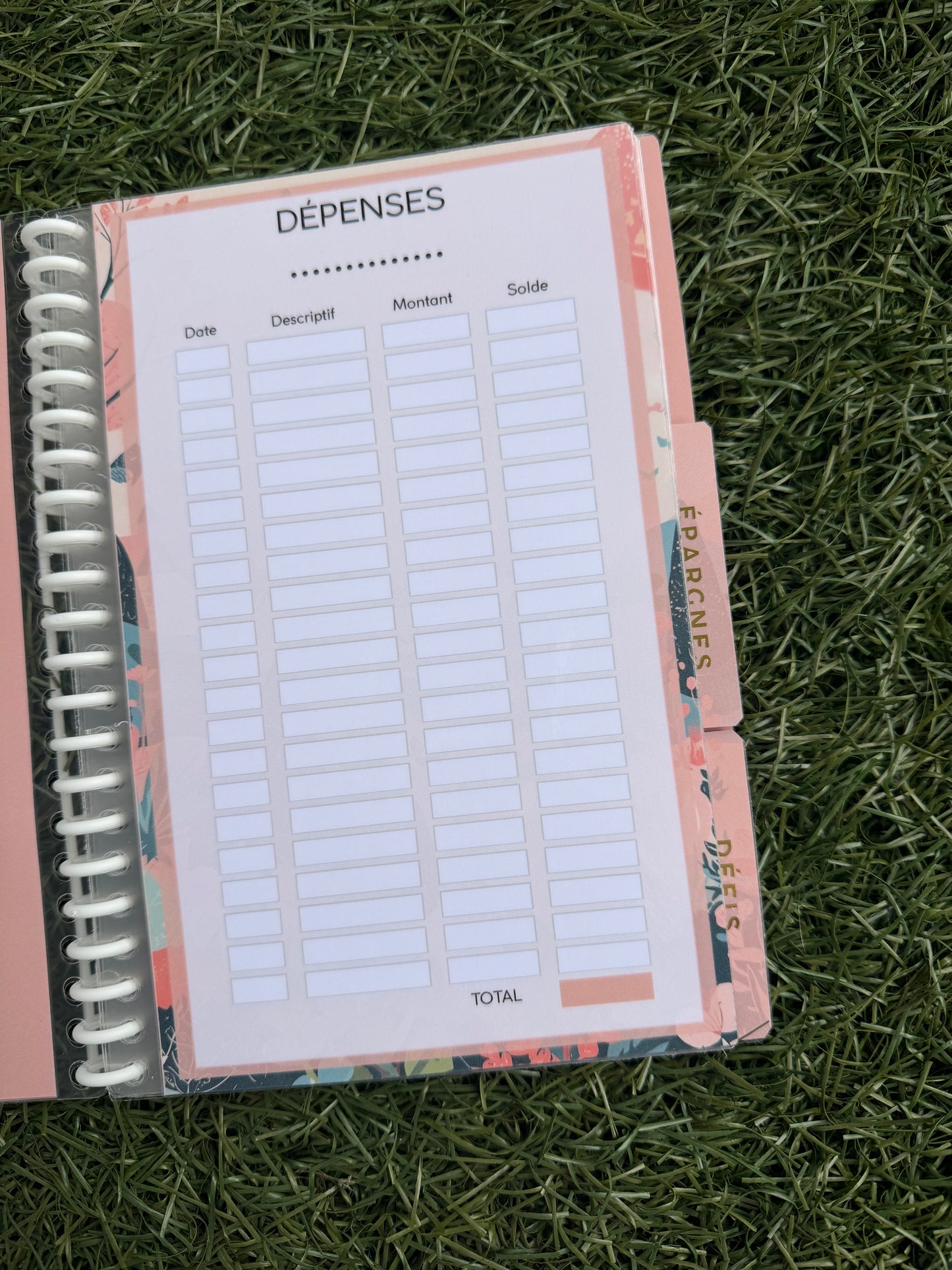 Mon journal d’argent – Livret Budget pour Suivi Dépenses, Épargne & Défis