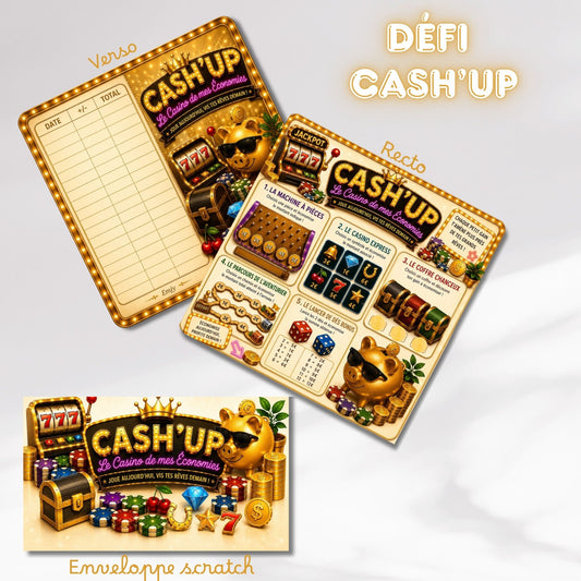 Défi plateau Cash'up - plateau de jeu pour épargner en s'amusant