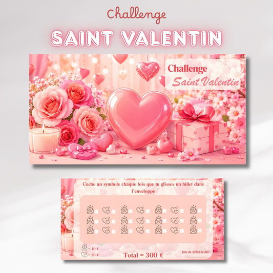 Challenge Saint Valentin - Tracker et page titre ou enveloppe a scratch