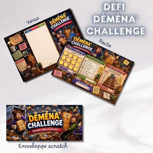 Défi Déména'challenge - plateau de jeu pour épargner en s'amusant