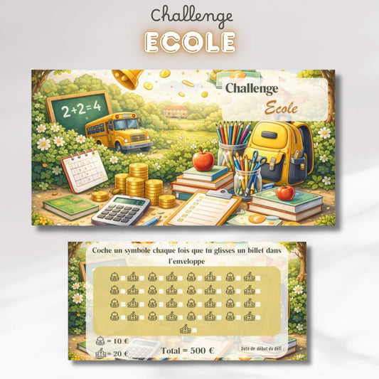 Challenge Ecole - Tracker et page titre ou enveloppe a scratch