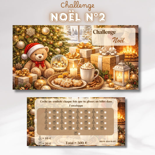Challenge Noël - Tracker et page titre ou enveloppe a scratch