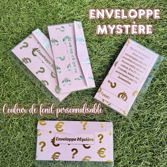 Enveloppe mystère - format A6 ou A5 épargne dans cette enveloppe et oublie la