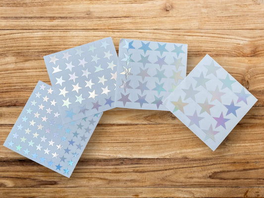 Planche de stickers Etoiles en vinyle