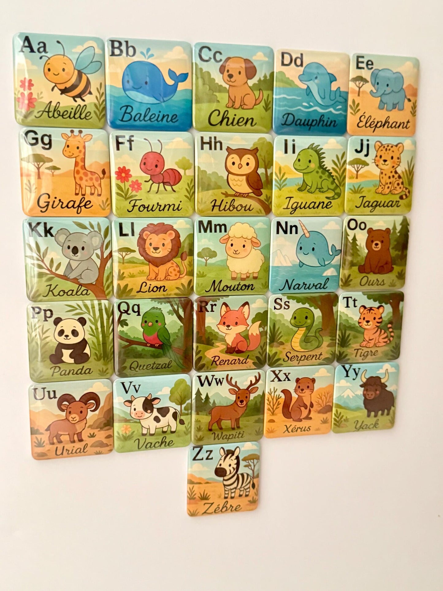 jeu éducatif magnétique pour apprendre les lettres