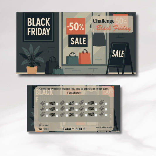Challenge Black Friday - Tracker et page titre ou enveloppe a scratch