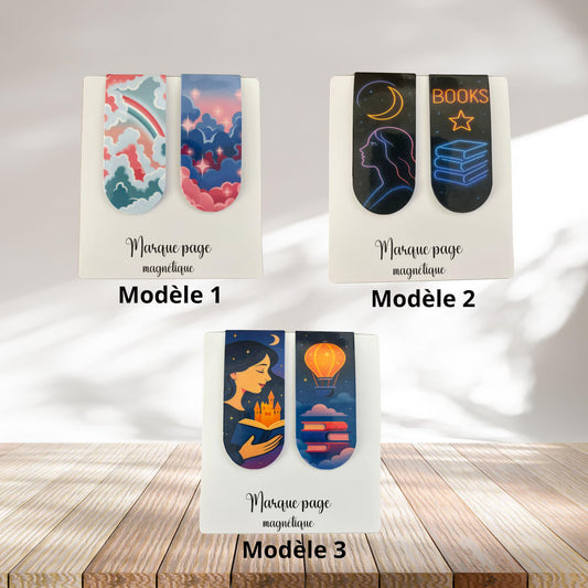 ensemble de marque-pages magnétiques pour livres
