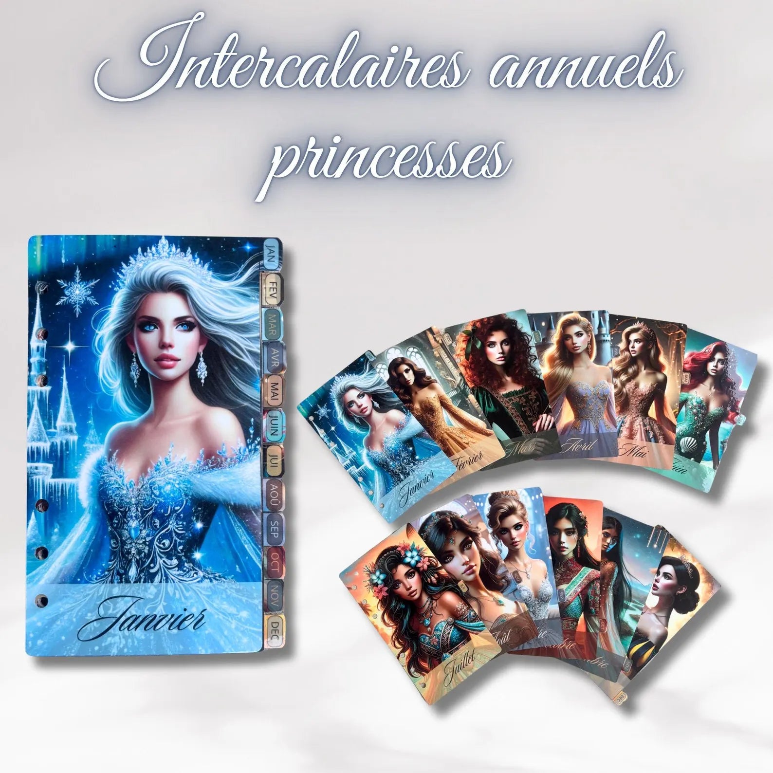 intercalaires originaux pour cahiers et classeurs

accessoires de classement papeterie EmjyShop