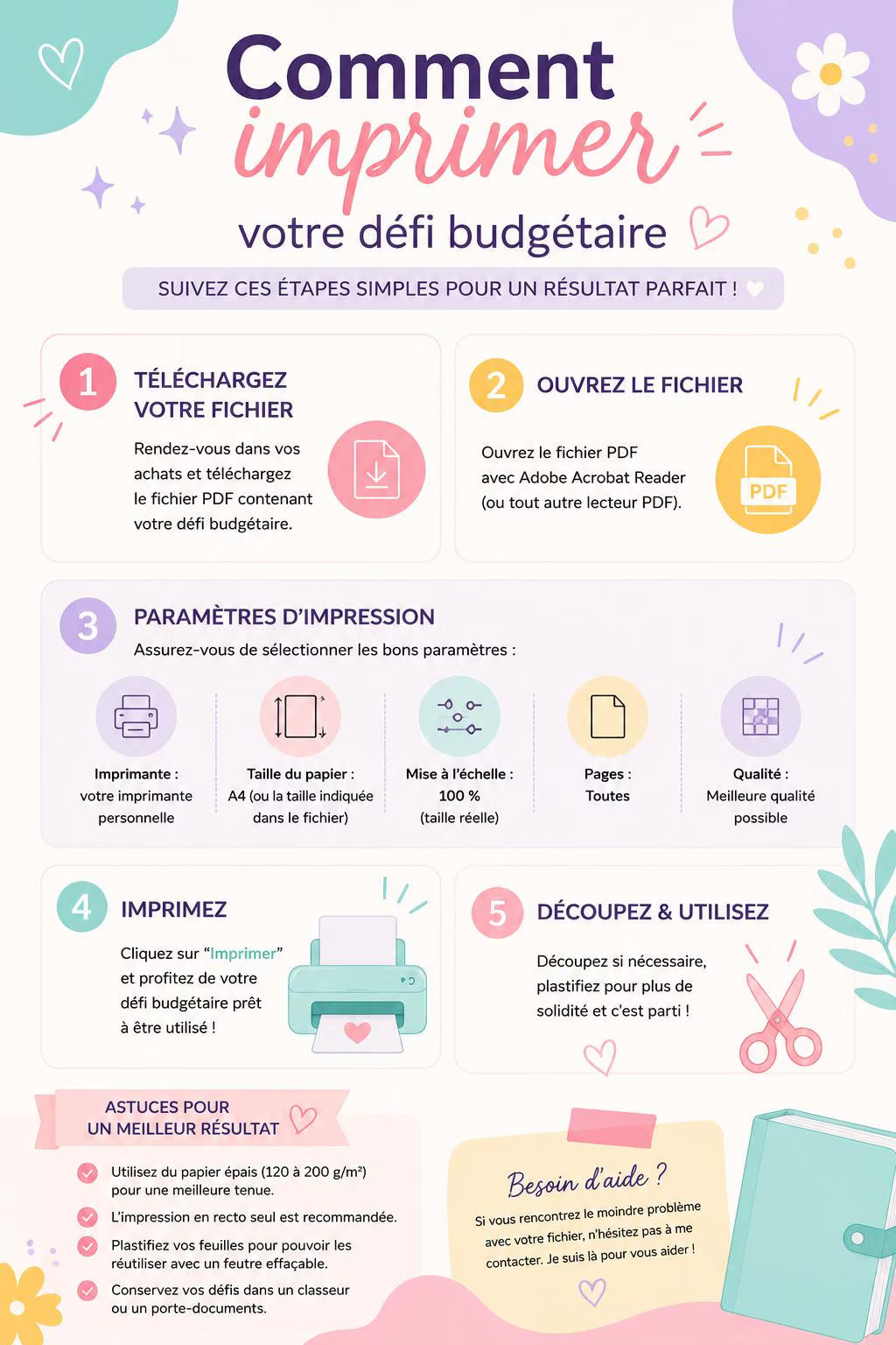 PDF à télécharger - Budget planner annuel complet